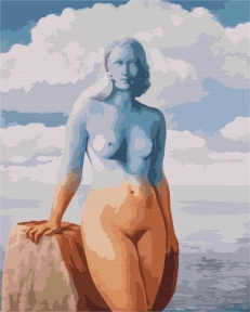Картини за номерами "Чорна магія" Рене Магрітт 48x60 Brushme BS52390L