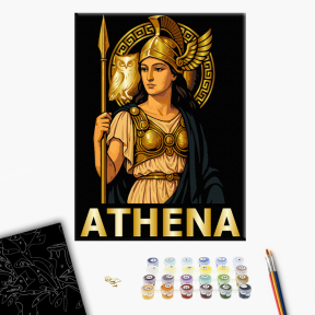 Картины по номерам Афина 30x40 Brushme RBS1045B