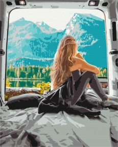 Картини за номерами Гірське ранок 40x50 Brushme BS52321