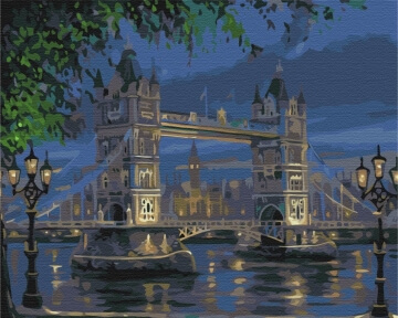 Картины по номерам Лондон спить 40x50 Brushme BS52179