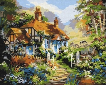 Картины по номерам Летний сказочный домик 40x50 Brushme BS51879