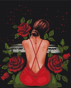 Картины по номерам Мелодия сердца © Alla Berezovska 40x50 Brushme BS54157