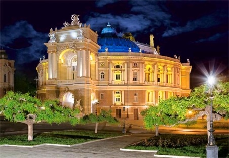 Пазл Дом оперы в Одессе, Украина 1500 эл.