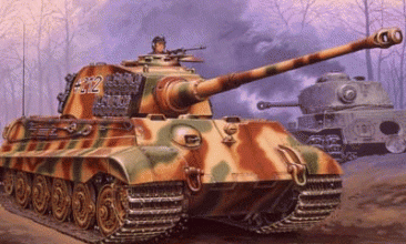 Модель танка Tiger II Ausf. Turre