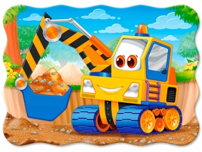 Пазл Желтый экскаватор 30 эл