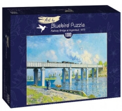 Пазл Железнодорожный мост в Аржантеи Клод Моне 1000 эл Bluebird puzzle 60038