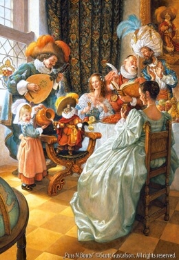 Пазл Кот в сапогах 1000 эл