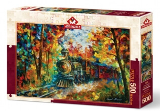 Пазл Осенний поезд 500 эл Art Puzzle 5096