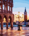 Картина по номерам Вечерняя площадь Венеции 50 х 40 см Brushme GX32268