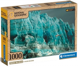 Пазл Вивчення льодовика Габбард National Geographic Society 1000 ел Clementoni 39731