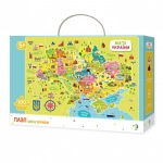 Пазл Карта Украины 100 эл укр. 240080
