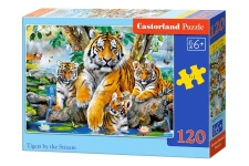 Пазл Семья тигров 120 эл 13517
