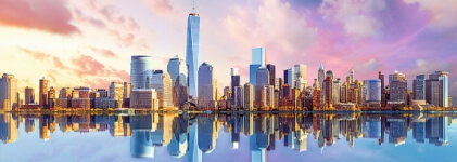Пазл Манхеттен Нью Йорк 1000 эл панорамный