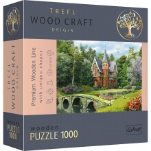 Пазл Викторианский дом 1000 эл фигурные деревянные элементы Trefl 20145