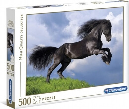 Пазл Фризский черный конь 500 эл Clementoni 35071