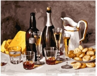 Картина за номерами Вино із фруктами 40 х 50 см Brushme GX25157