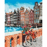 Картина по номерам Каникулы в Амстердаме 40 х 50 см КНО3554 Идейка