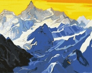 Картина по номерам Гималайские горы 40х50 ©Николай Рерих KHO2867
