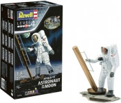 Збірна модель копія Revell набір Астронавт на Місяці. Місія Аполлон 11 рівень 4 масштаб 1:8 RVL-03702