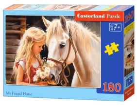 Пазл Мій друг кінь 180 ел Castorland 018536