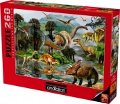 Пазл Жизнь динозавров 260 эл Anatolian 3288
