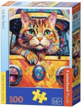 Пазл Подорож на котячому автобусі 100 ел Castorland 111275