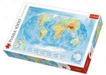 Пазл Физическая карта мира на англ. 1000 эл 10463