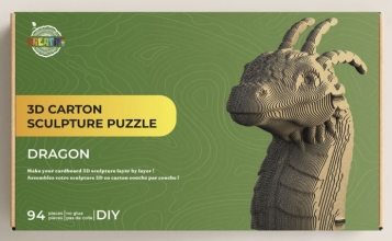 Пазл 3D скульптурний Дракон CWPS05 CreatifWood