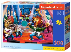 Пазл Рок-концерт звірів 300 ел Castorland 030453