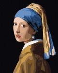 Картина по номерам Девушка с жемчужной серёжкой Ян Вермер 40х50 Идейка HO4817 KHO4817