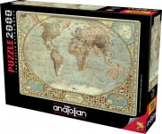 Пазл Карта світу та прапори 2000 ел Anatolian 3935
