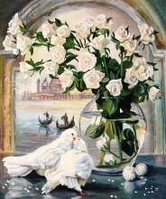 Алмазная мозаика с подрамником Вестники любви 40 х 50 см My-Art TN646