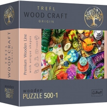 Пазл Коктейли 500 +1 эл фигурные деревянные элементы Trefl 20154