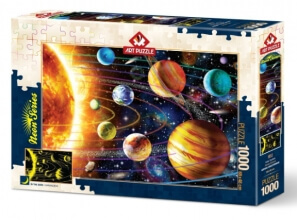 Пазл Солнечная система 1000 эл неоновый Art Puzzle 5012