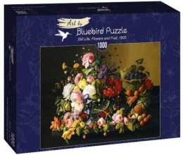 Пазл Северин Розен Натюрморт, квіти і фрукти 1000 ел Bluebird Puzzle 60030