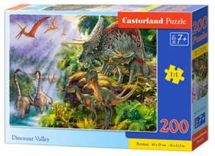 Пазл Долина динозавров 200 эл Castorland 222223