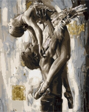 Картины по номерам Изящный танец 48x60 Brushme BS52268L