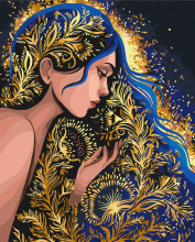 Картини за номерами Золота німфа © Поліна Скуріхіна 40x50 Brushme BS54017