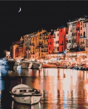 Картини за номерами Вогні нічної Італії 40x50 Brushme BS52520