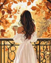 Картины по номерам Октябрьское утро 40x50 Brushme BS54358