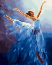 Картины по номерам Воздушная балерина 40x50 Brushme BS34829