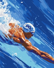 Картини за номерами Заплив 40x50 Brushme BS54099