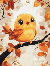 Картины по номерам Милый птенец 30x40 Brushme KBS0166