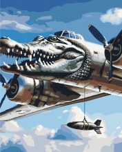 Картини за номерами Bombardino Crocodile 40x50 Brushme BS54388