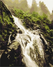 Картины по номерам Шум водопада 40x50 Brushme BS52579
