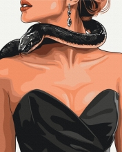 Картины по номерам Змеиная грация 40x50 Brushme BS54342