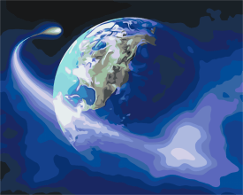 Картини за номерами Всесвіт 40x50 Brushme BS28312