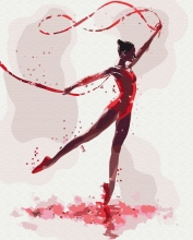 Картини за номерами Чарівна гімнастка 40x50 Brushme BS54109