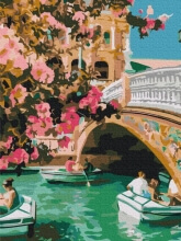 Картини за номерами Весняна Венеція 30x40 Brushme RBS51563