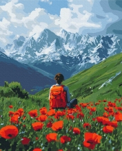 Картины по номерам Путь к вдохновению 40x50 Brushme BS54229